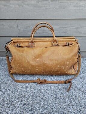 Travel Pro Leather Luggage Bag Vintage Carry On Duffle Pilot Bag One of a kind